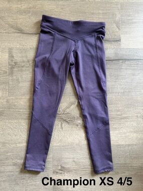 Champion Kids Purple Active Leggings
